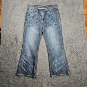 Guess Jeans Laredo Mens Denim Pants‎ Blue Distressed Design W32 L30